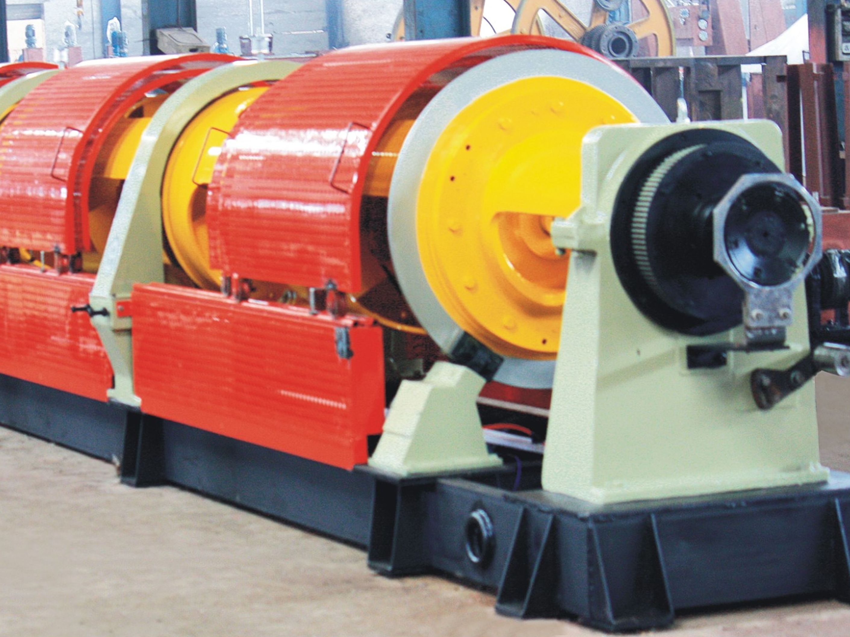 Tubular stranding machines (wheel care)